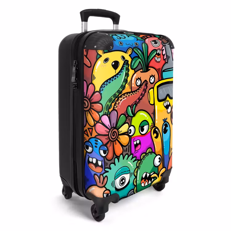 Valise - Défilé de monstres colorés — 2