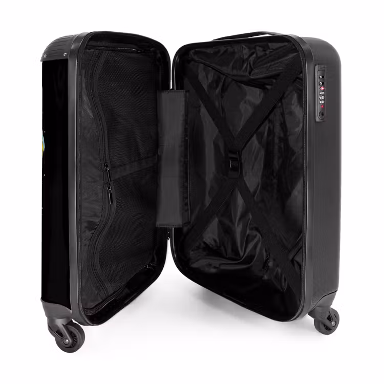 Valise -  Éléphant décoré d'éclaboussures colorées — 4