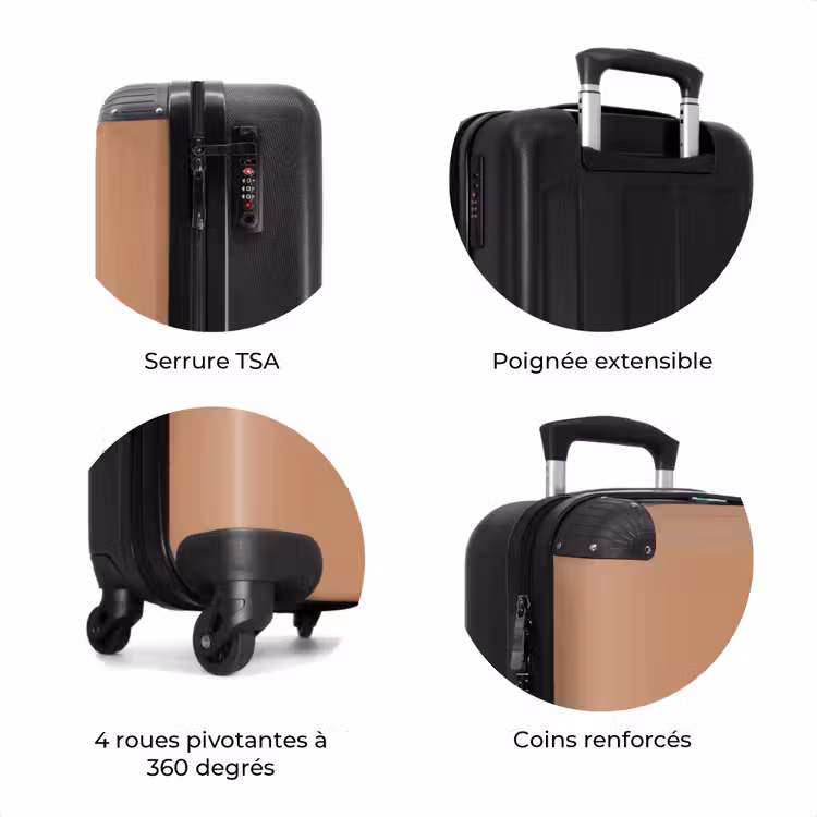 Valise - Teinte chaude brun clair — 7
