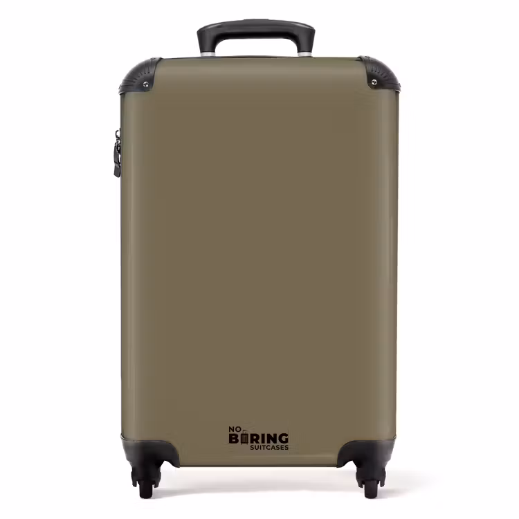 Valise - Vert olive, nuance de brun — 1