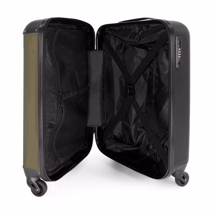 Valise - Vert olive, nuance de brun — 4