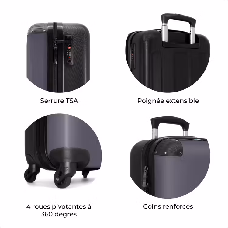 Valise - Teinte gris ardoise profond — 7