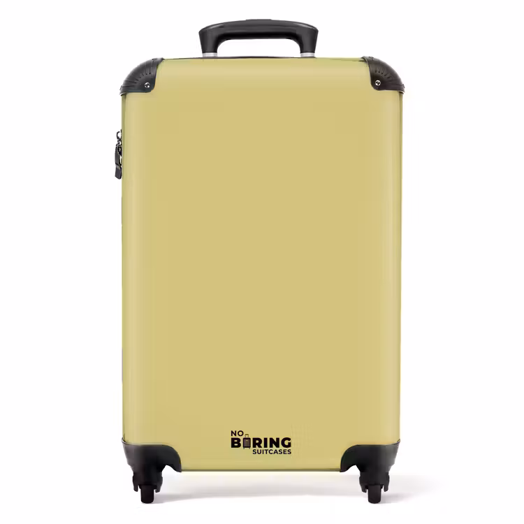 Valise - Teinte jaune kaki doux — 1
