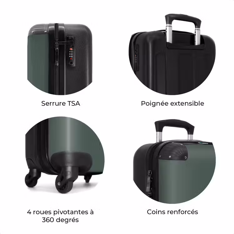 Valise - Teinte gris-vert foncé — 7
