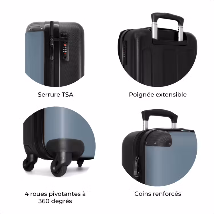 Valise - Teinte bleue ardoise froide — 7