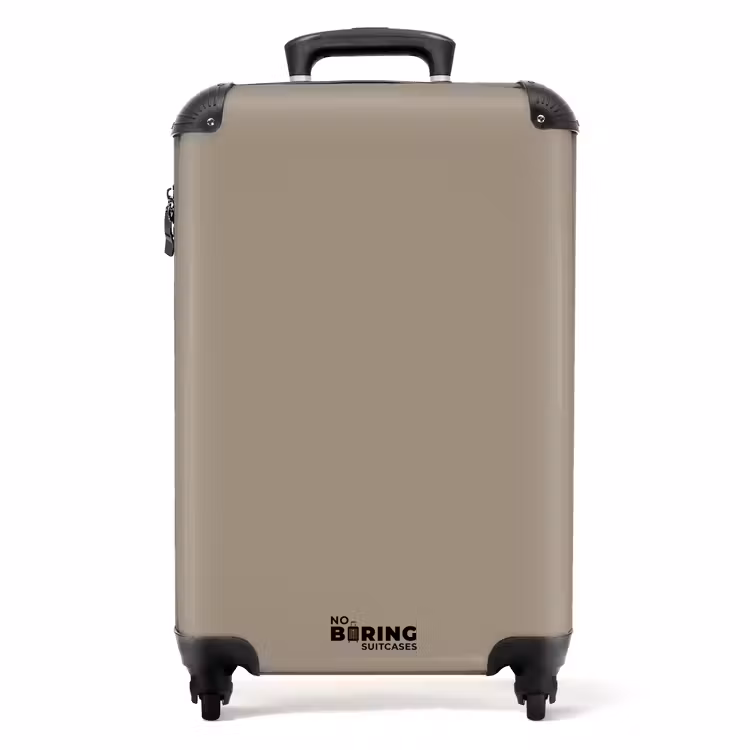 Valise - Teinte brune de type taupe — 1