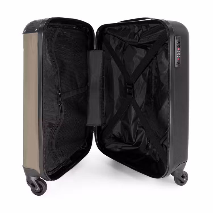 Valise - Teinte brune de type taupe — 4