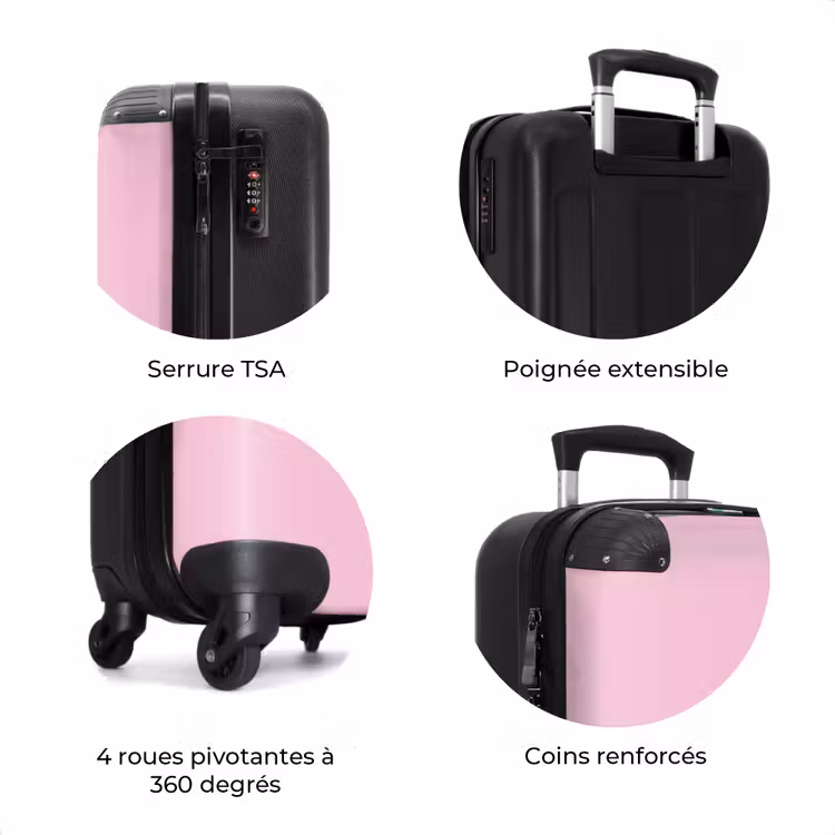 Valise - Teinte rose pastel clair — 7