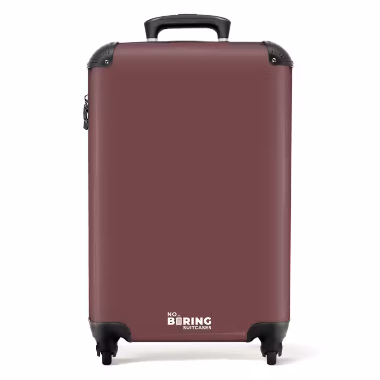 Valise - Teinte rouge-brun profond — 1