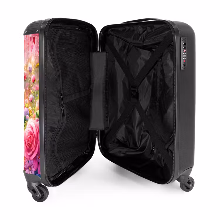 Valise - Chaton arc-en-ciel rose — 4
