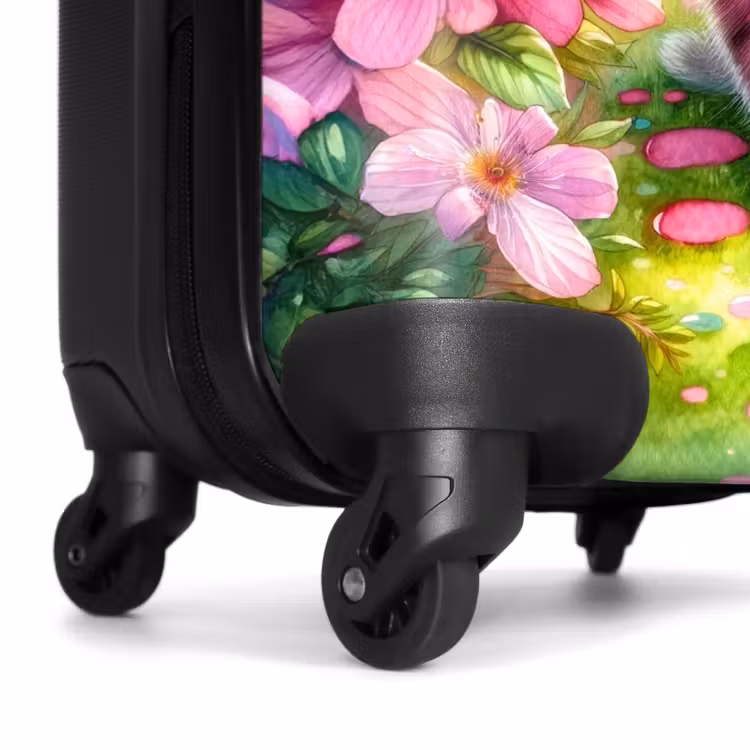 Valise - Chaton arc-en-ciel rose — 6