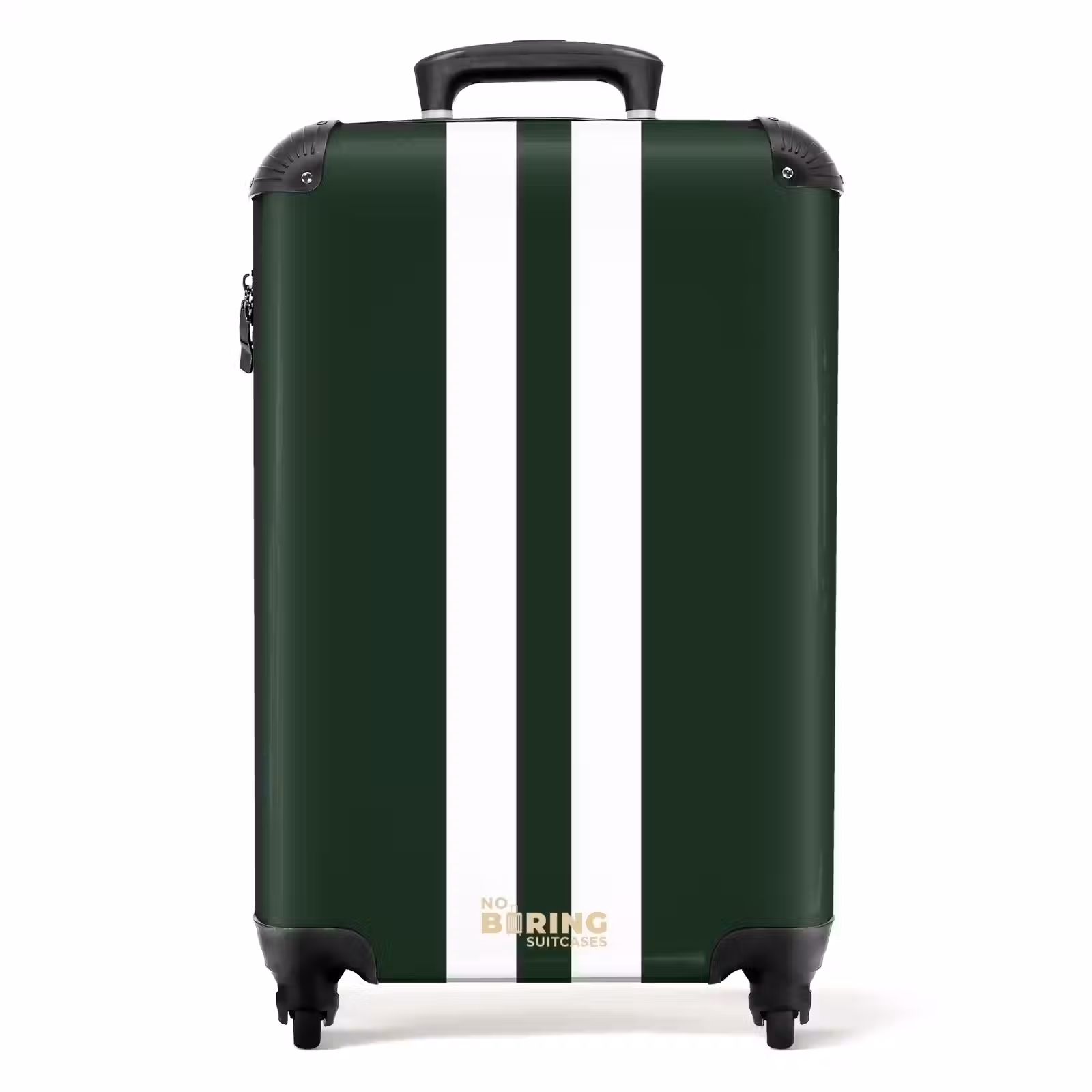 Valise - Fond vert avec double bande verticale blanche — 1