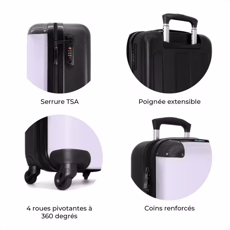 Valise - Teinte lavande claire — 7