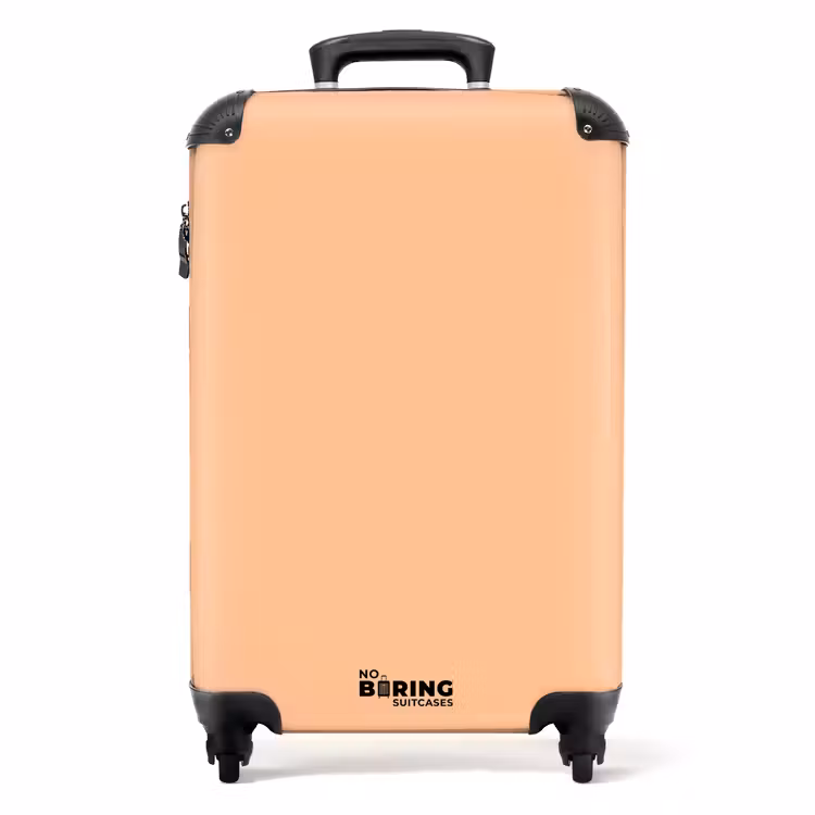 Valise - Teinte pêche-orange douce — 1