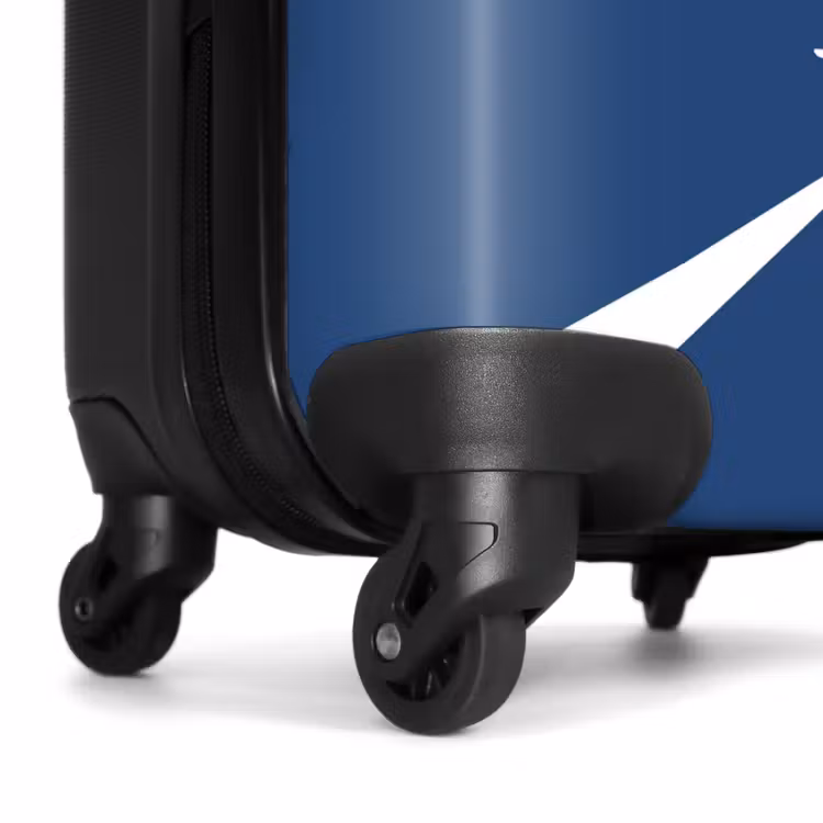 Valise - Fond bleu avec avion et texte Flight Mode — 6