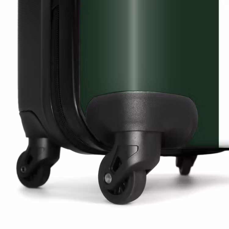 Valise - Fond vert avec double bande verticale blanche — 6