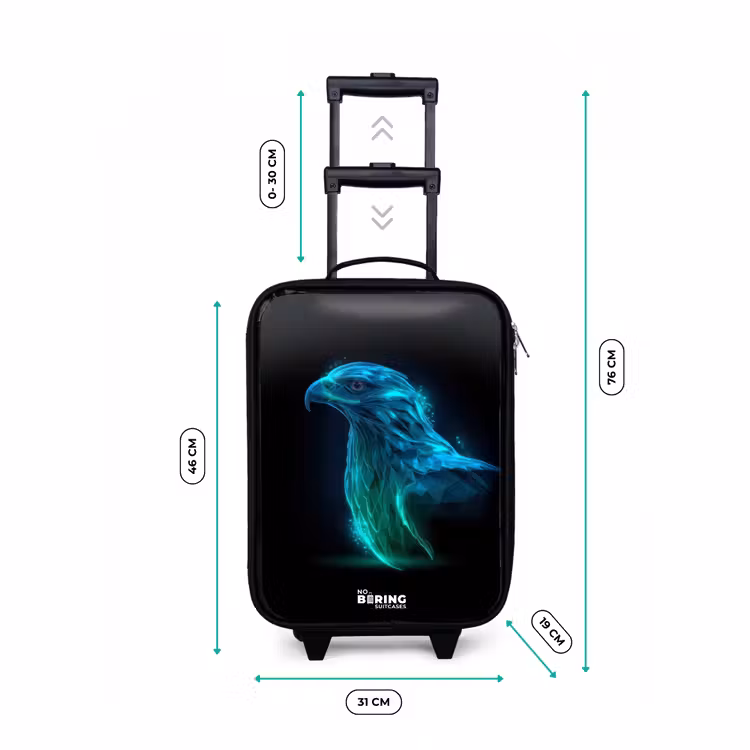 Valise enfant - Aigle numérique de profil — 7