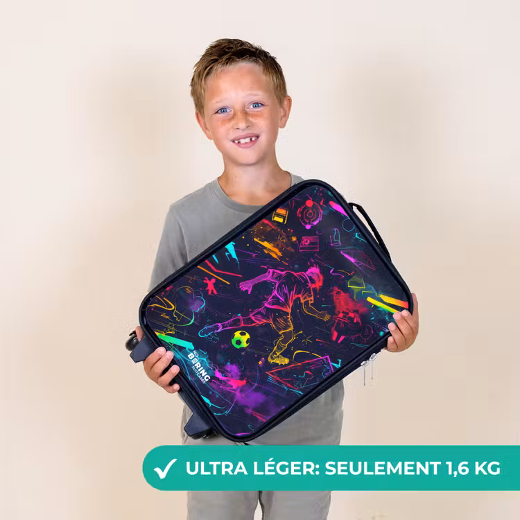 Valise enfant - Football de rue aux couleurs de l'espace — 2