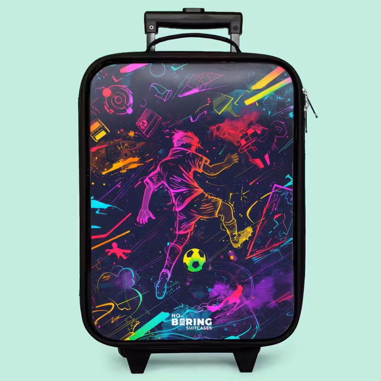Valise enfant - Football de rue aux couleurs de l'espace — 3
