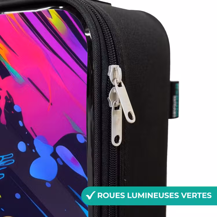 Valise enfant - Joueur de football en néon et plein d'action — 6