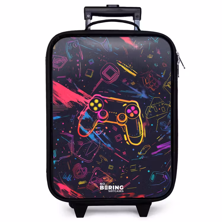 Valise enfant - L'univers des jeux en style néon — 1