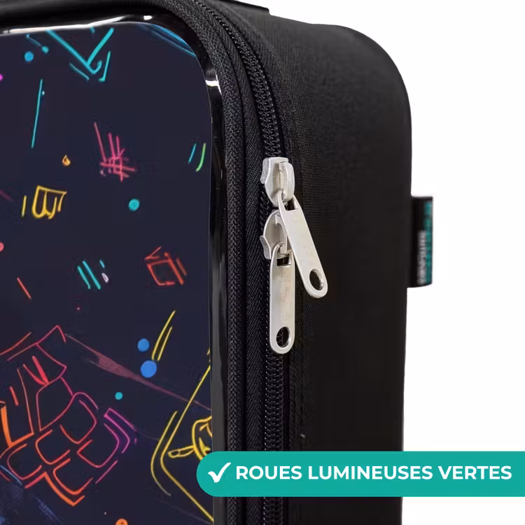 Valise enfant - L'univers des jeux en style néon — 6