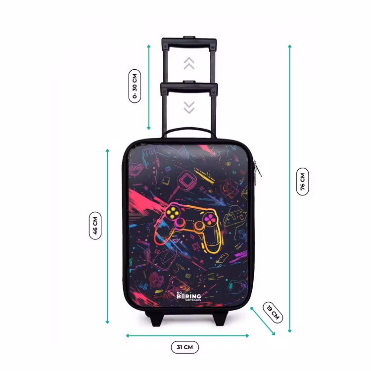 Valise enfant - L'univers des jeux en style néon — 7
