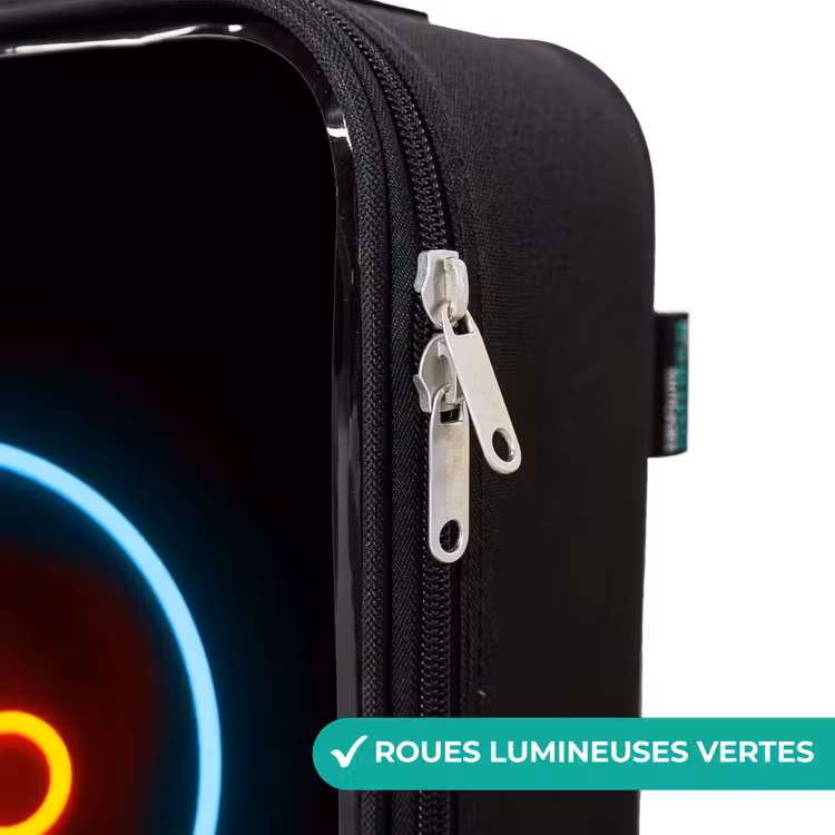 Valise enfant - Qoute avec des couleurs néon — 6