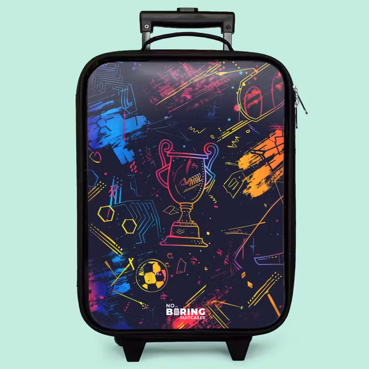 Valise enfant - Trophée sportif en néon — 3