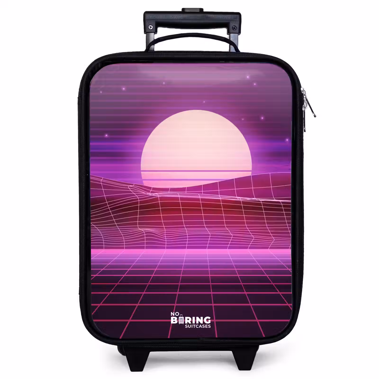 Valise enfant - Grille de paysage avec soleil — 1