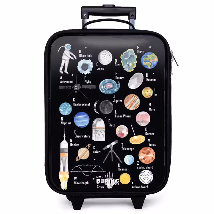 Valise enfant - Alphabet sur le thème de l'espace — 1