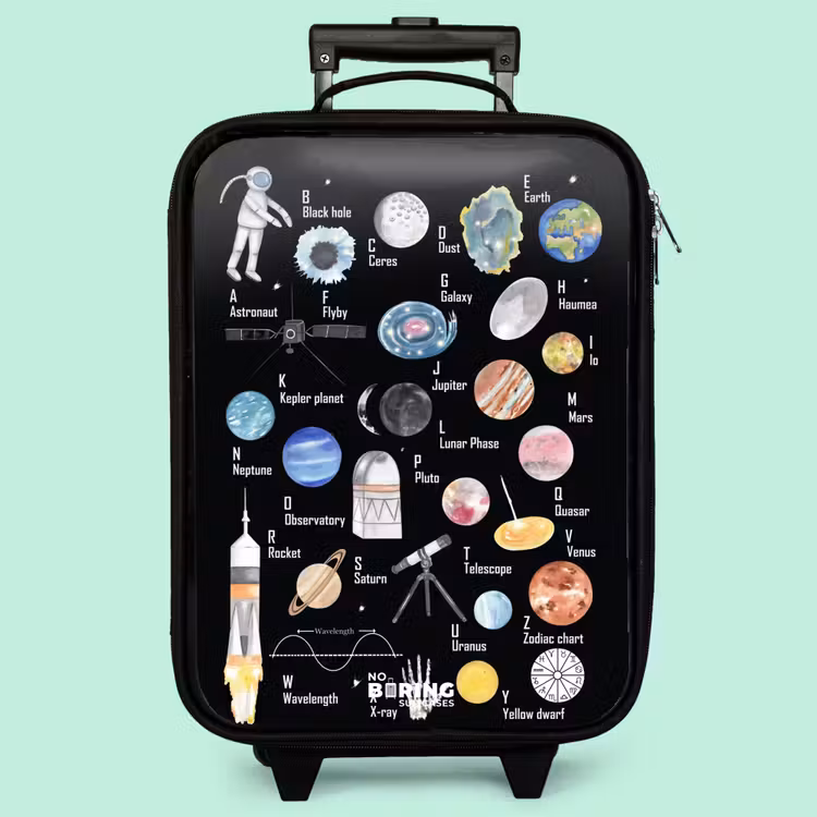 Valise enfant - Alphabet sur le thème de l'espace — 3