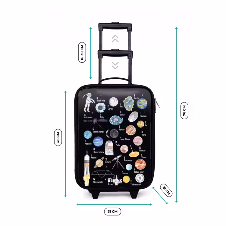 Valise enfant - Alphabet sur le thème de l'espace — 7