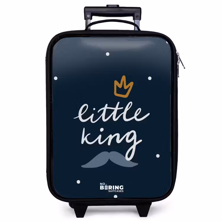 Valise enfant - Petit roi à pois — 1