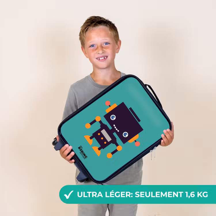 Valise enfant - Robot vert — 2