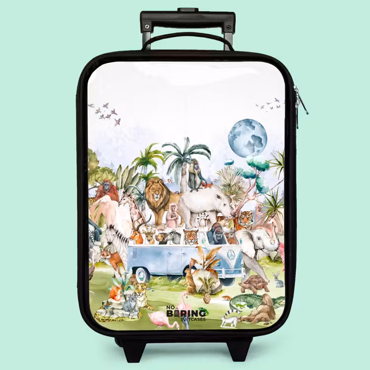 Valise enfant - Van avec tous les animaux — 3