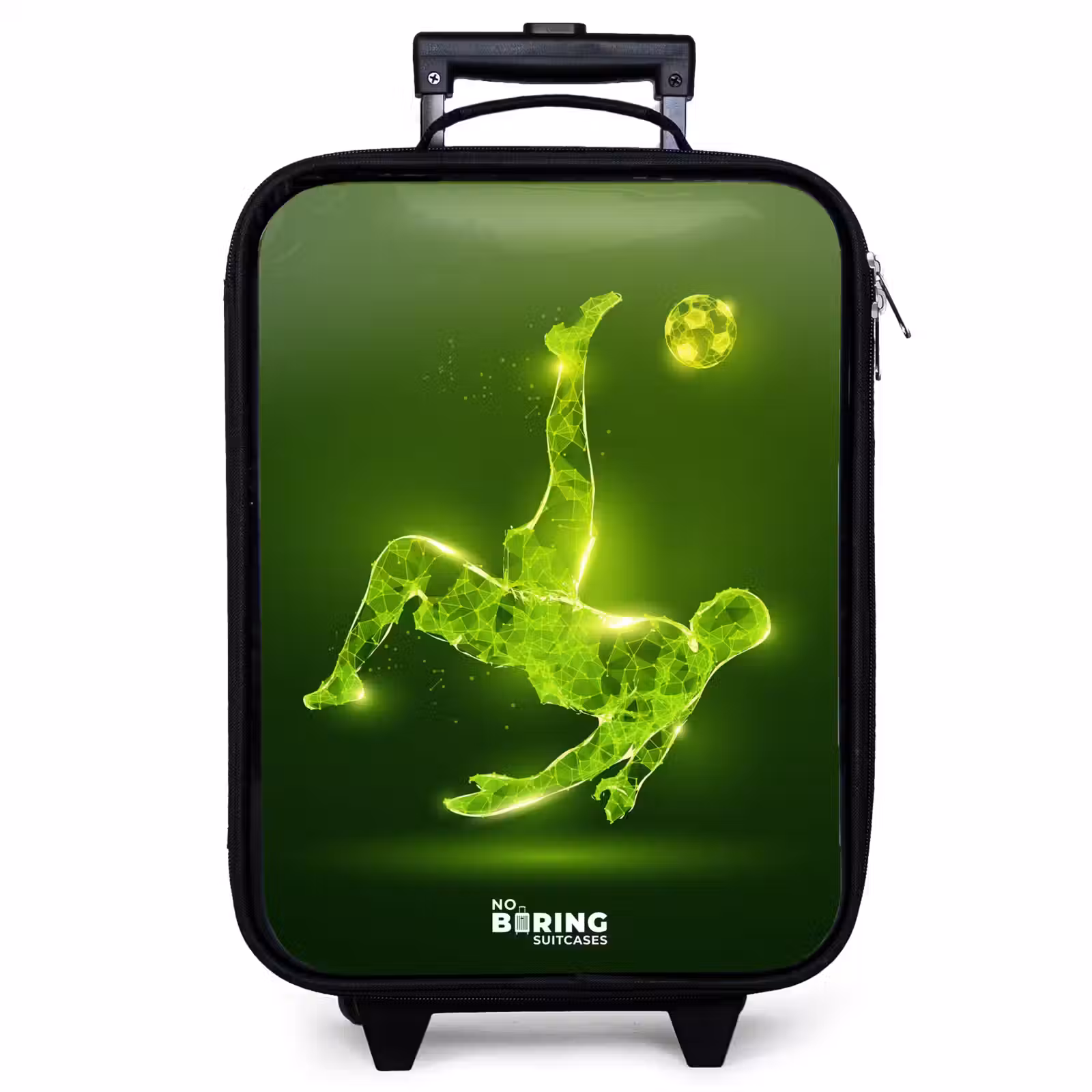 Valise enfant - Noir - L'omelette au néon vert en action — 1