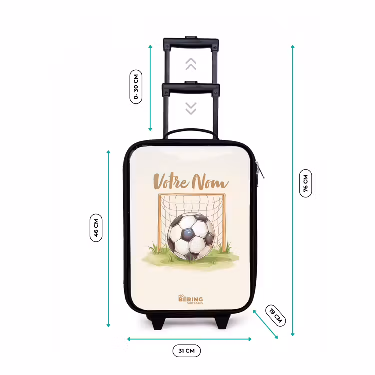 Valise enfant - Noir - Le football dans un but — 7