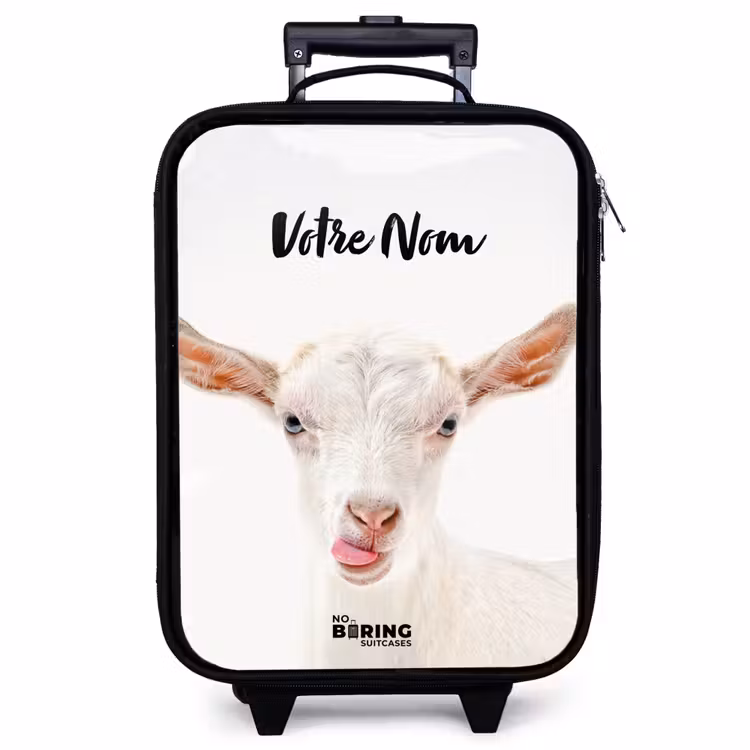 Valise enfant - Chèvre tirant la langue — 1