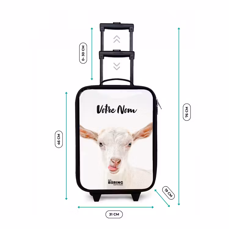 Valise enfant - Chèvre tirant la langue — 7