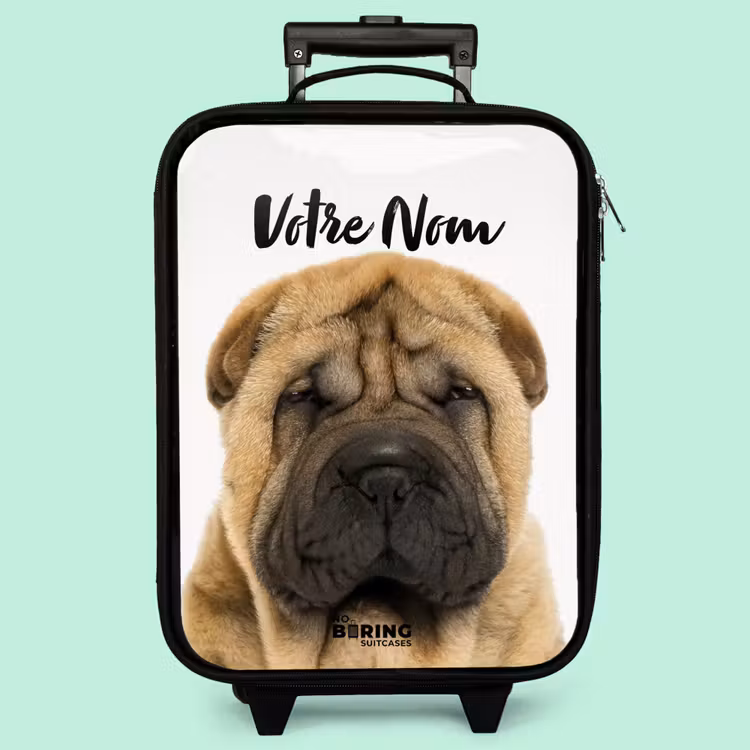 Valise enfant - Chien à la tête en colère — 3