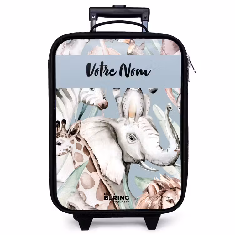 Valise enfant - La jungle en couleurs claires — 1