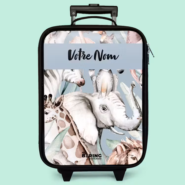 Valise enfant - La jungle en couleurs claires — 3