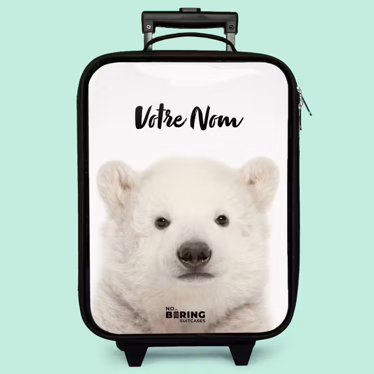 Valise enfant - Ours polaire mignon — 3