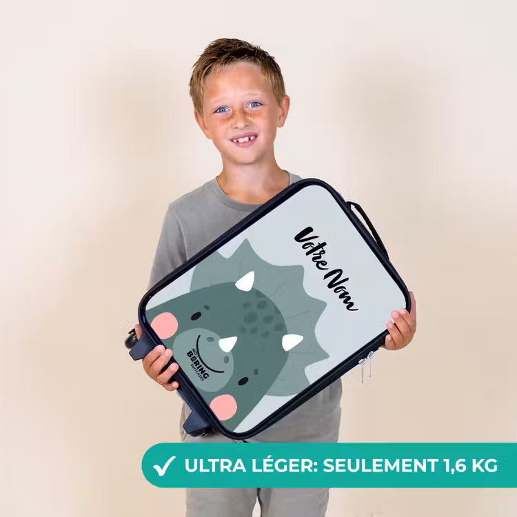 Valise enfant - Noir - Tigo triceratops — 2