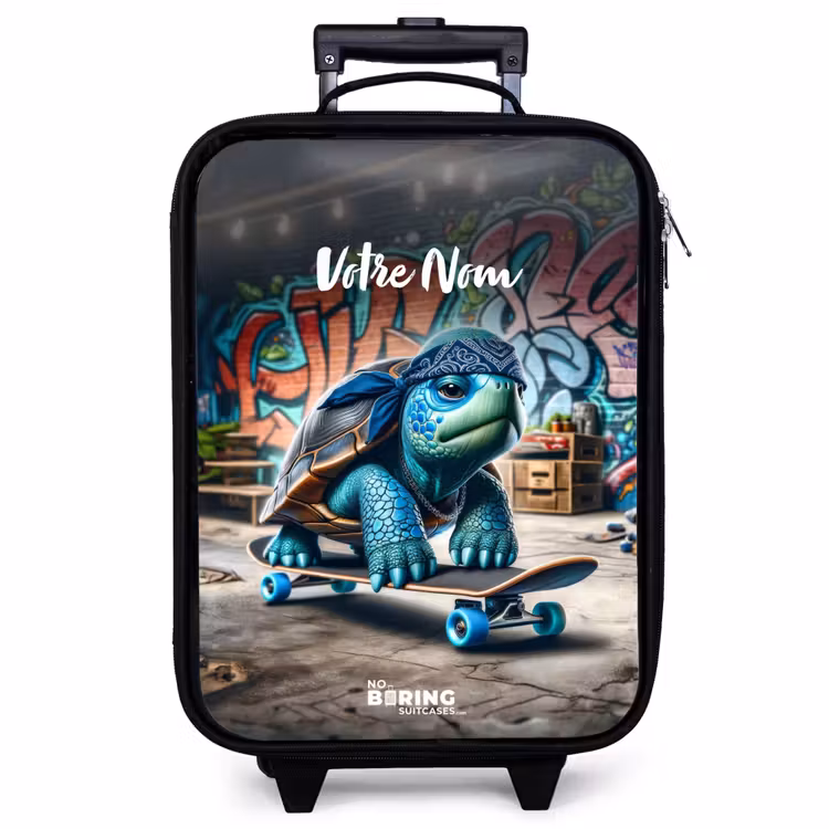 Valise enfant - Tortue patineuse — 1
