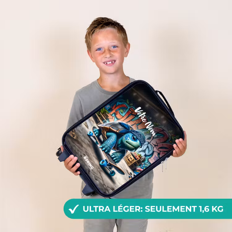 Valise enfant - Tortue patineuse — 2