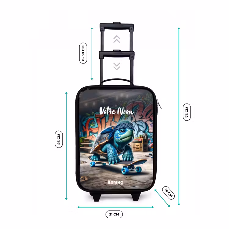Valise enfant - Tortue patineuse — 7