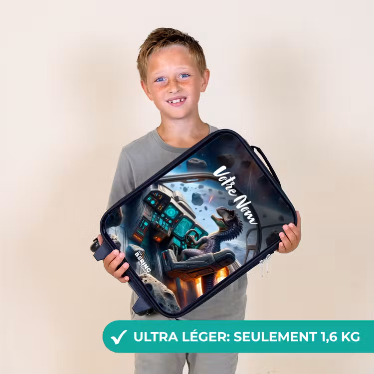 Valise enfant - Noir - Astrodino — 2
