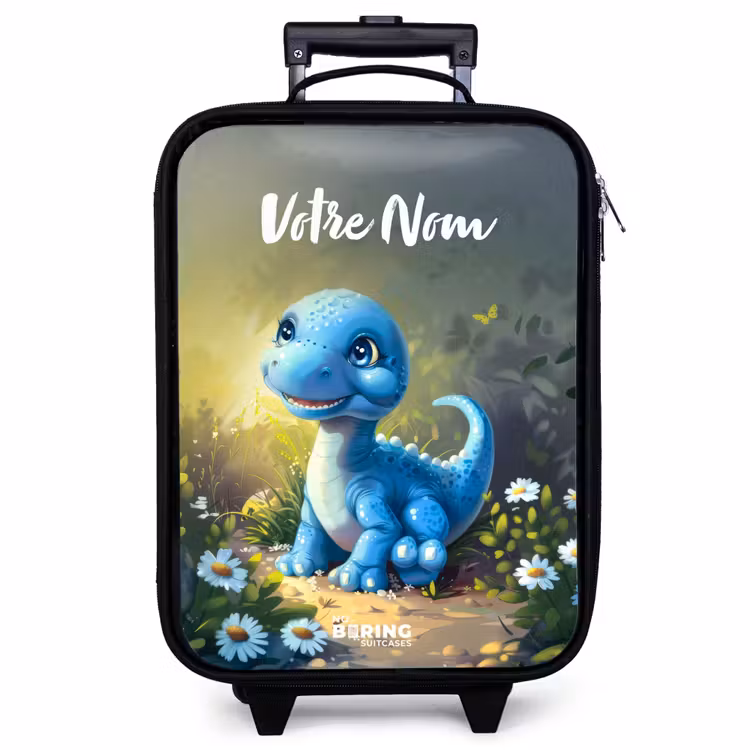 Valise enfant - Noir - Branco Brontosaurus — 1